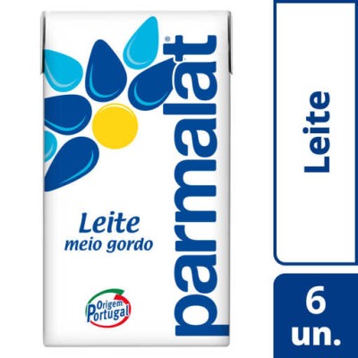 Leite PM Meio/Gordo 6x1Lt