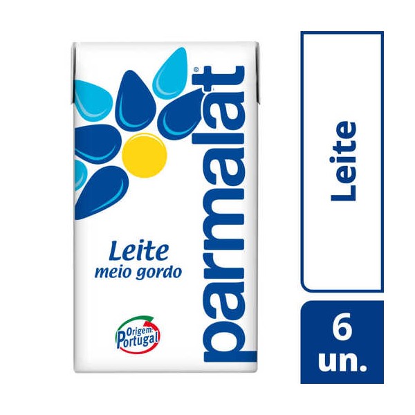 Leite PM Meio/Gordo 6x1Lt