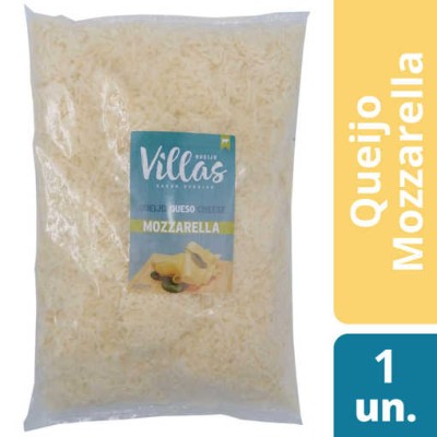 Queijo Ralado Mozzarella "Villas" 2Kg