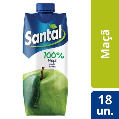 100% Maçã Santal 18x0,33Lt | Sumo Natural