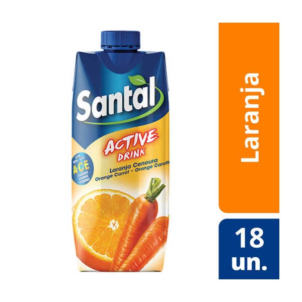 Active Drink Laranja/Cenoura 18x0.33Lt