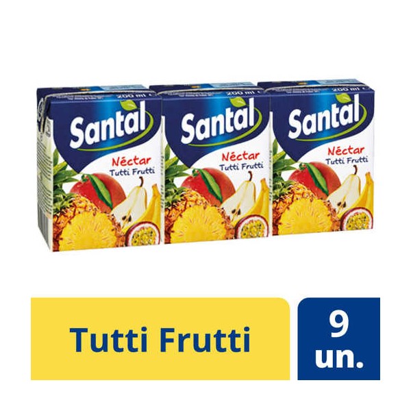 Nectar Tutti Frutti Santal 9x(3x0.2Lts)