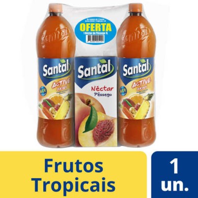 Pack ActDrik FrtsTrop.2x1.5Lt (Of. Pessego1Lt)