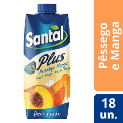 Plus Pessego/Manga Santal 18x0.33Lt