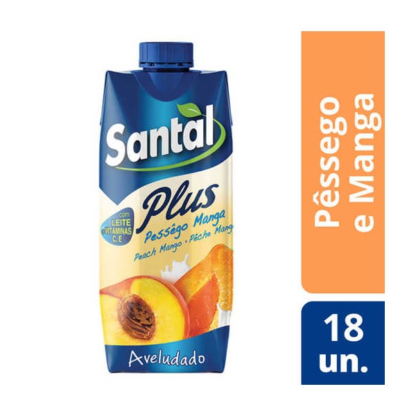 Plus Pessego/Manga Santal 18x0.33Lt