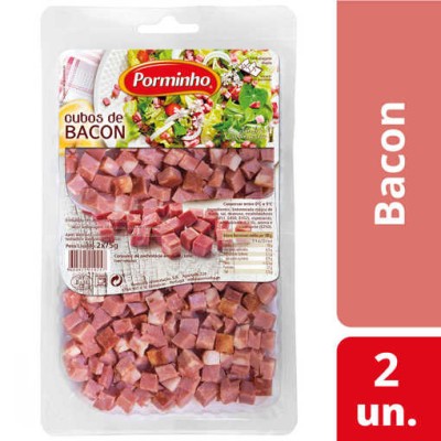 Bacon Cubos "PO" 2x75Grs