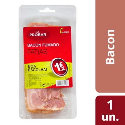 Bacon Fumado Fatiado "Probar" 75Grs