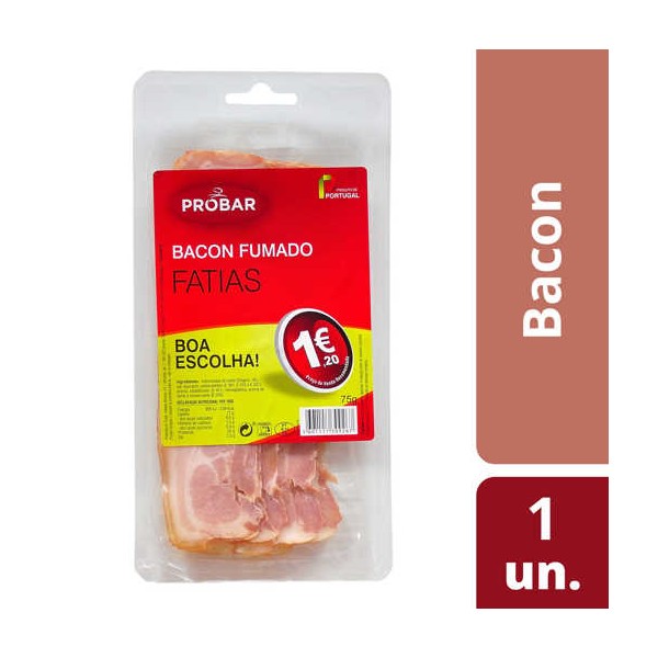 Bacon Fumado Fatiado "Probar" 75Grs