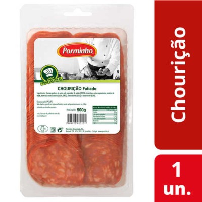 Chourição Fatiado Red. "PO" 500Grs (12)