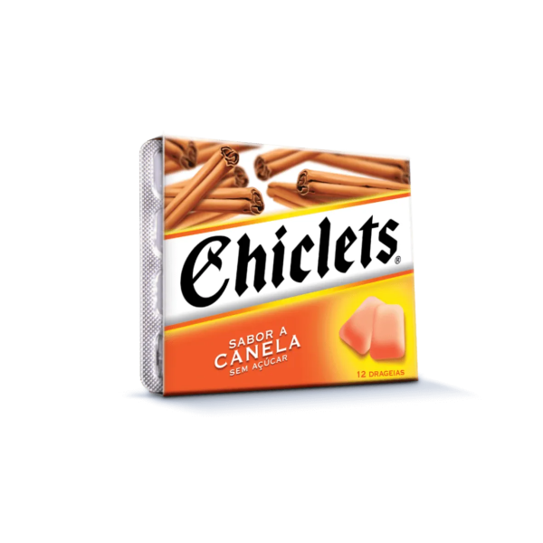 Chiclets - Pastilhas Elásticas Drageias Canela 16,8g