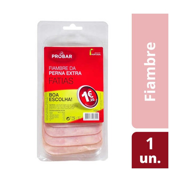 Fiambre Perna Extra Fatiado "Probar" 100Grs
