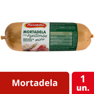 Mortadela C/ Azeitonas Mini "PO" 350Grs