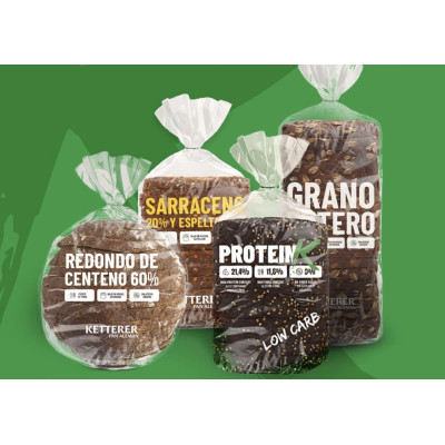 Pão Proteico ProteinK 450g - Rico em Proteínas, Baixo em Carboidratos
