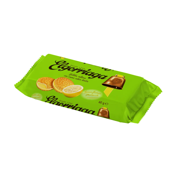 Elgorriaga - Bolachas recheadas com creme sabor a Limão 60g