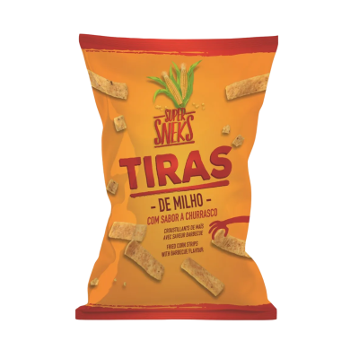 Super Sneks - Tiras Milho com Sal 50 Gr sabor Churrasco