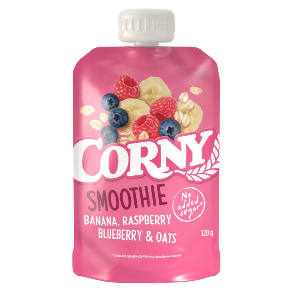 Corny - Saqueta Banana, Framboesa, Mirtilo e Aveia 120G