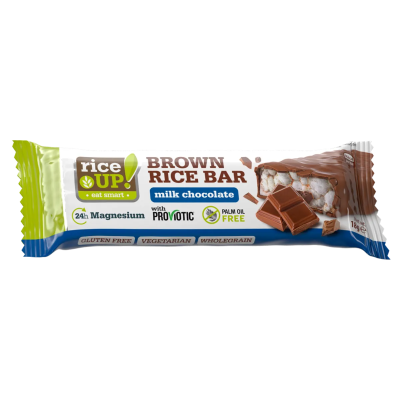 RICE UP! - Barritas de Arroz com Chocolate de Leite 18gr