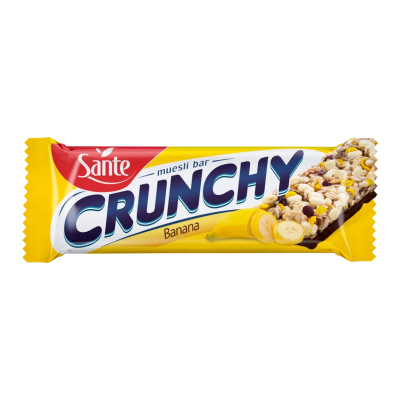 Sante - Barra Crunchy de Banana Chocolate 40 Gr