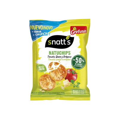 Snatt's - Natuchips Tomate, Queijo e Orégãos 23 Gr