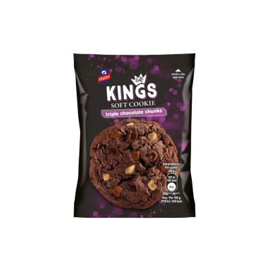 Kings - Soft Cookies com Pedaços de Chocolate Triplo 40gr