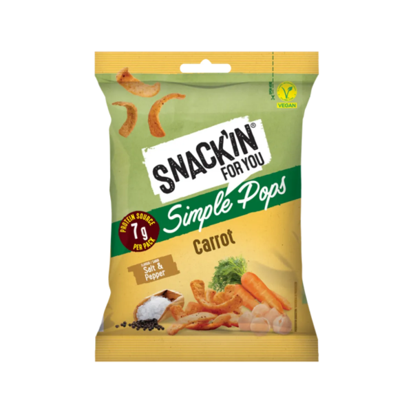 Snack'in - Simple Pops Cenoura 40g