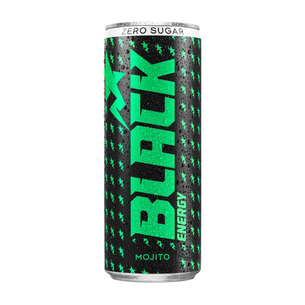 Black Energy - Bebida Energética Mojito Zero Lata 250ml