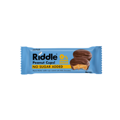 Riddle - Wafer Cups de Manteiga de Amendoim s/ Açúcar 50 Gr