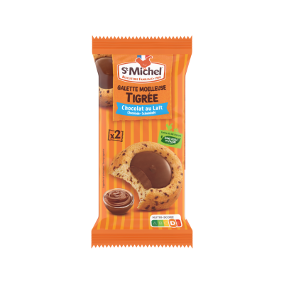 St. Michel - Biscoitos c/ Pepitas e Recheio de Chocolate Tigré 60gr