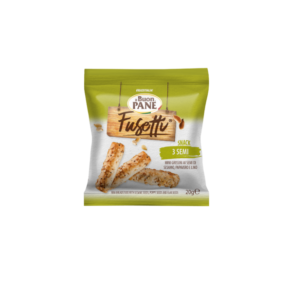 Fusetti - Mini Grissini 3 Sementes 20gr