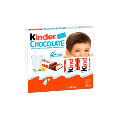 Kinder - Chocolate Barritas 50gr