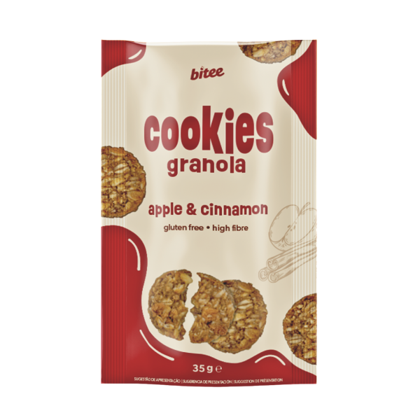 Bitee - Cookies Granola Maçã-Canela 35gr